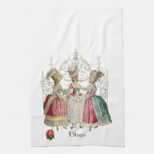 Marie Antoinette Damen im Gefolge Handtuch
