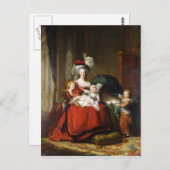 Marie-Antoinette de Lorraine-Habsbourg Postkarte (Vorne/Hinten)