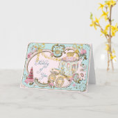 Marie Antoinette ", die an Sie" Rosen-Karte denkt Karte (Gelbe Blume)