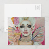 Marie Antoinette - die Kuchenkönigin Postkarte (Vorne/Hinten)