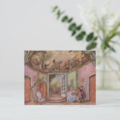 Marie Antoinette Dream Party ~ Postcard / Einladun Einladungspostkarte (Stehend Vorderseite)