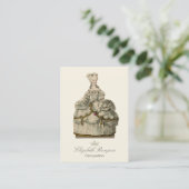 Marie Antoinette Dress ~ Business Card Visitenkarte (Stehend Vorderseite)