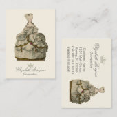 Marie Antoinette Dress ~ Business Card Visitenkarte (Vorne/Hinten)