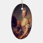Marie Antoinette - Drouais Keramik Ornament (Rechts)