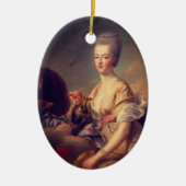 Marie Antoinette - Drouais Keramik Ornament (Vorne)