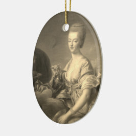 Marie Antoinette – Drouais shabby chic Keramik Ornament