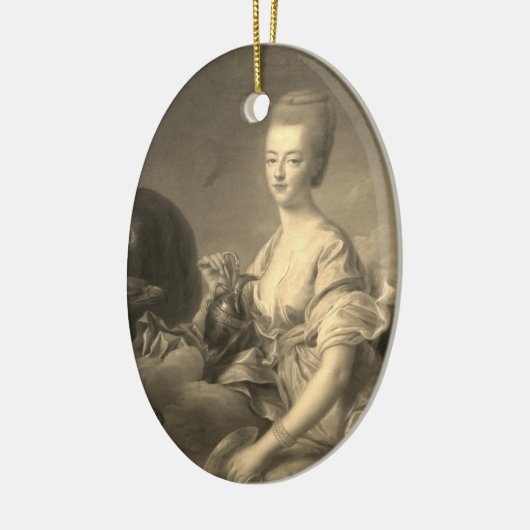 Marie Antoinette –  Drouais shabby chic Keramik Ornament (Links)