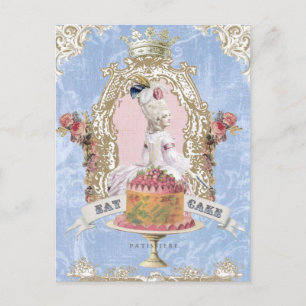 Marie Antoinette-Eat Cake..Postkarte Postkarte