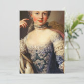 Marie Antoinette Einladung (Stehend Vorderseite)