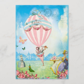 Marie Antoinette Einladung Tee und Kaffee