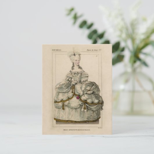 Marie Antoinette ~ Einladungen (Stehend Vorderseite)