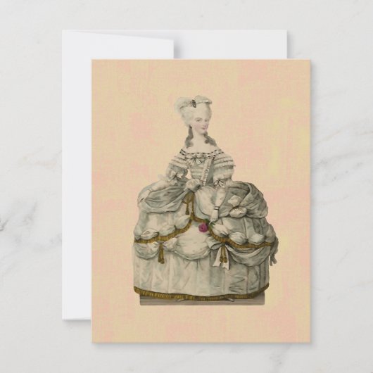 Marie Antoinette ~ Einladungen (Vorderseite)