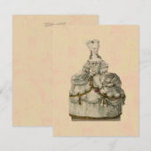 Marie Antoinette ~ Einladungen (Vorne/Hinten)
