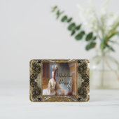 Marie Antoinette elegantes berufliches Visitenkarte (Stehend Vorderseite)