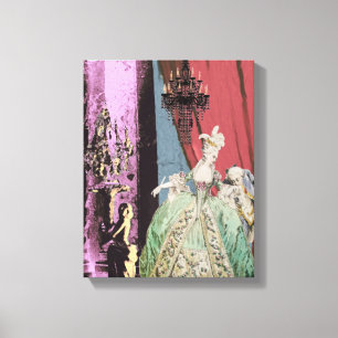 Marie Antoinette Eleganz ~14x11 Wrapped Canvas #16 Leinwanddruck