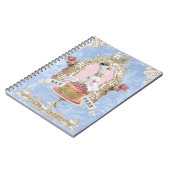 Marie Antoinette-Essen Kuchen… Notizbuch Notizblock (Linke Seite)