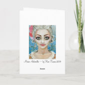 Marie Antoinette Fee, es ist dein Geburtstag...... Karte (Rückseite)