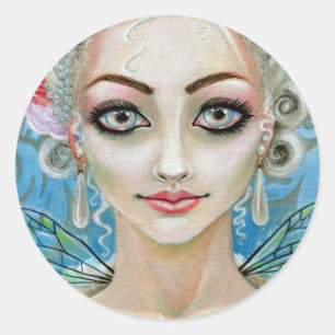 Marie Antoinette Fee Runder Aufkleber
