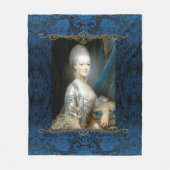 Marie Antoinette Fleece Blanket (Vorderseite)
