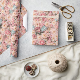 Marie Antoinette Floral Geschenkpapier