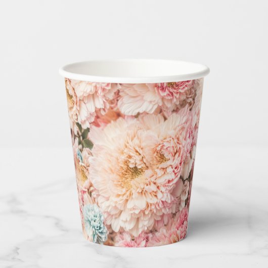 Marie Antoinette Floral Pappbecher (Rückseite)
