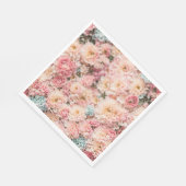 Marie Antoinette Floral Serviette (Ecke)