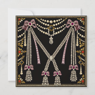 Marie Antoinette französisch inspiriertes Design m Einladung