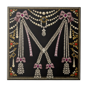 Marie Antoinette französisch inspiriertes Design m Fliese