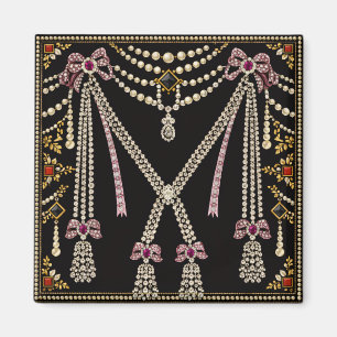 Marie Antoinette französisch inspiriertes Design m Magnet