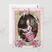 Marie Antoinette, Französisch, Paris, Portrait Postkarte (Vorne/Hinten)