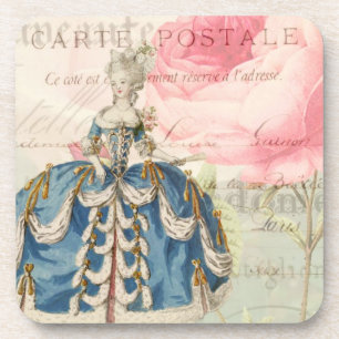Marie Antoinette Französische Untersetzer mit Akze