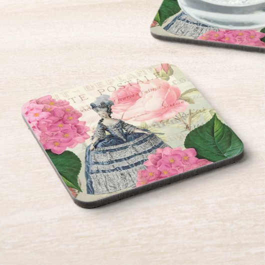 Marie Antoinette French Accent Untersetzer Set (Linke Seite)