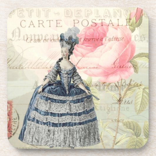 Marie Antoinette French Accent Untersetzer Set (Vorderseite)