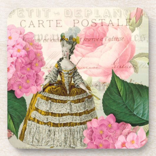 Marie Antoinette French Accent Untersetzer Set (Vorderseite)