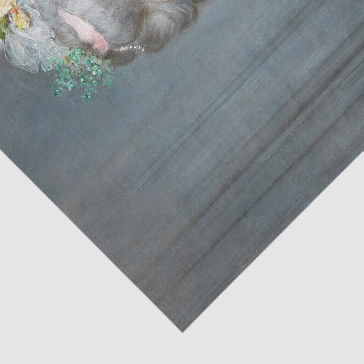 Marie Antoinette French Decoupage Decoupaging Seidenpapier (Detail)