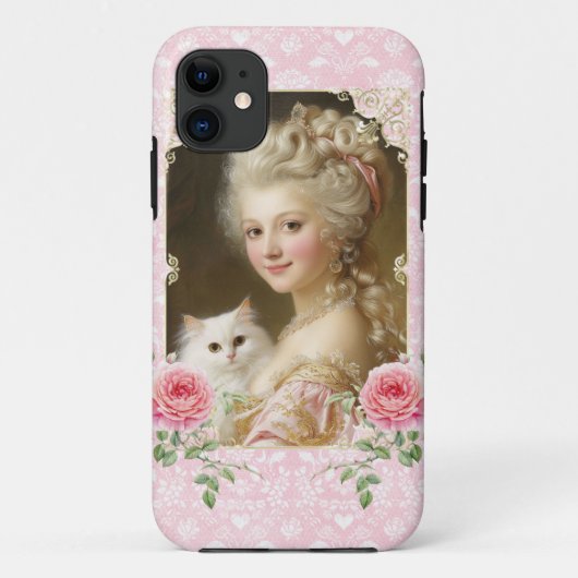 Marie Antoinette,French,Paris,cat,portrait,スマホケース Case-Mate iPhone Hülle (Rückseite)