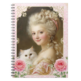 Marie Antoinette,French,Paris,cat,portrait,ノート Notizblock