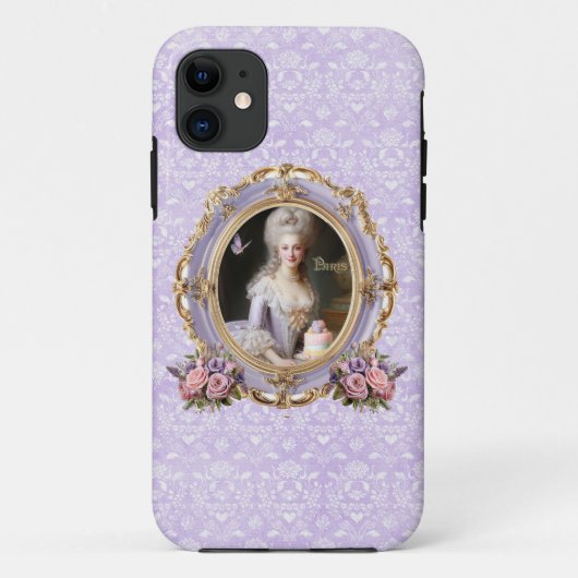 Marie Antoinette,French,Paris,lavender,portrait Case-Mate iPhone Hülle (Rückseite)