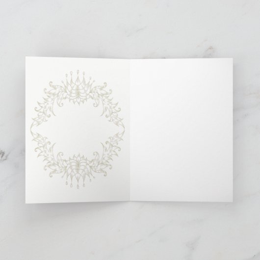 Marie Antoinette French Paris rose portrait Karte (Innenseite)