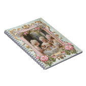 Marie Antoinette,French,Paris,tea,cake,rose ノート Notizblock (Rechte Seite)
