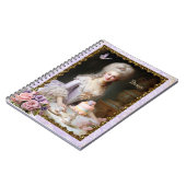 Marie Antoinette,French,Paris,tea,cake,roses Notizblock (Linke Seite)