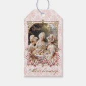 Marie Antoinette French roses tea cakes  ギフトタグ Geschenkanhänger (Vorderseite)