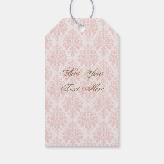 Marie Antoinette French roses tea cakes  ギフトタグ Geschenkanhänger (Rückseite)