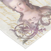 Marie Antoinette & French script Table Runner Kurzer Tischläufer (Ecke)
