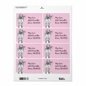Marie Antoinette French Shipping Label (Vorne)