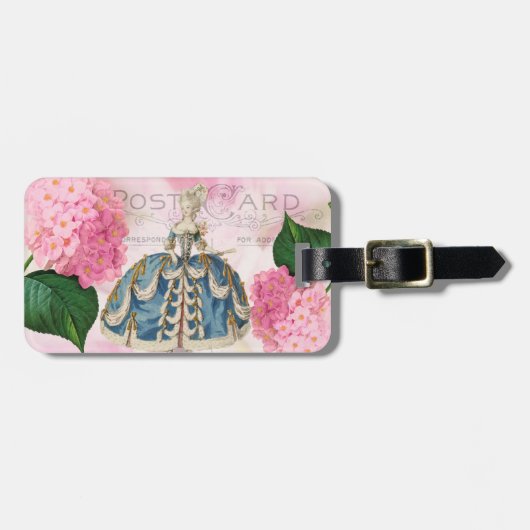 Marie Antoinette Gepäckanhänger (Vorderseite horizontal)