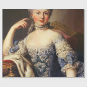 Marie Antoinette Geschenkpapier (Flach)