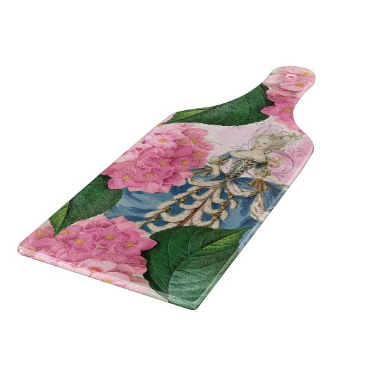 Marie Antoinette Glass Cutting Board Paddle Schneidebrett (Ecke)