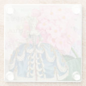 Marie Antoinette Glass Untersetzer (Rückseite)