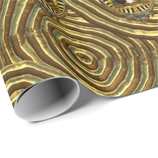 Marie Antoinette Goldstrudel Geschenkpapier (Rolleneckpunkt)